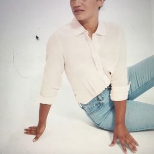 Everlane classic silk button down; worn once!